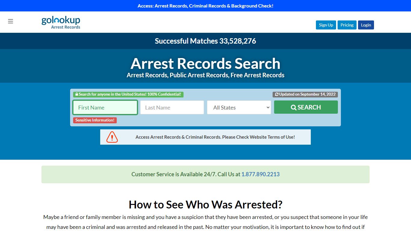 How Can I Find Out if Someone Was Arrested - golookup.com